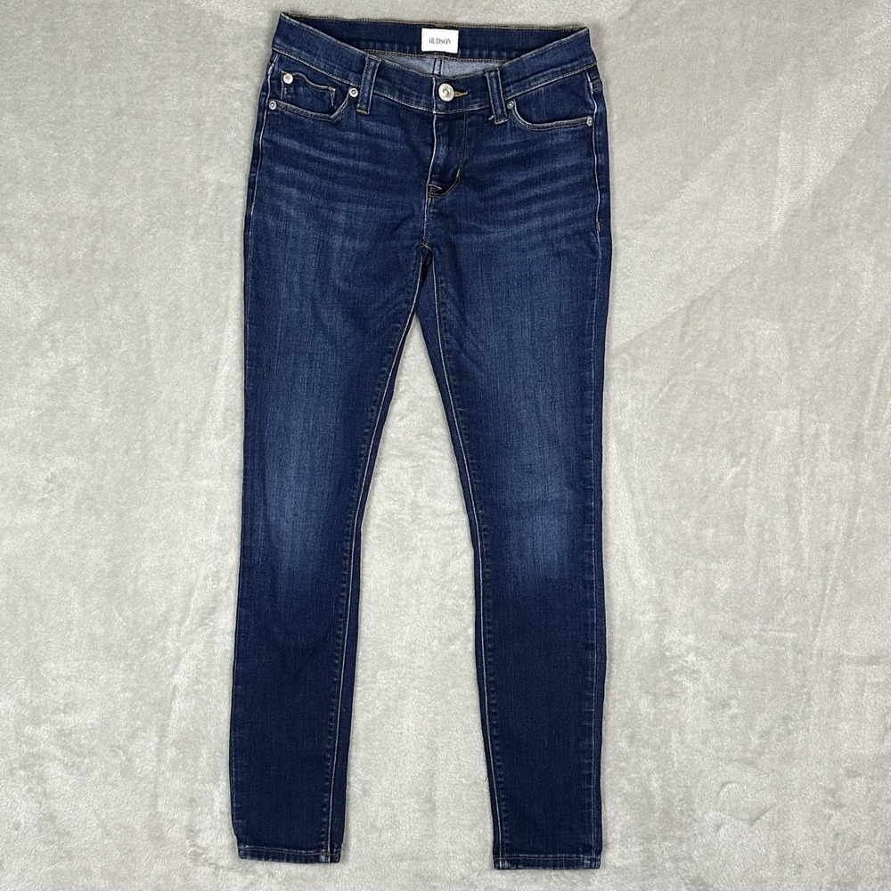 Hudson Jeans Women's 26 Krista Super‎ Skinny Dark Wash Stretch Denim Pants City